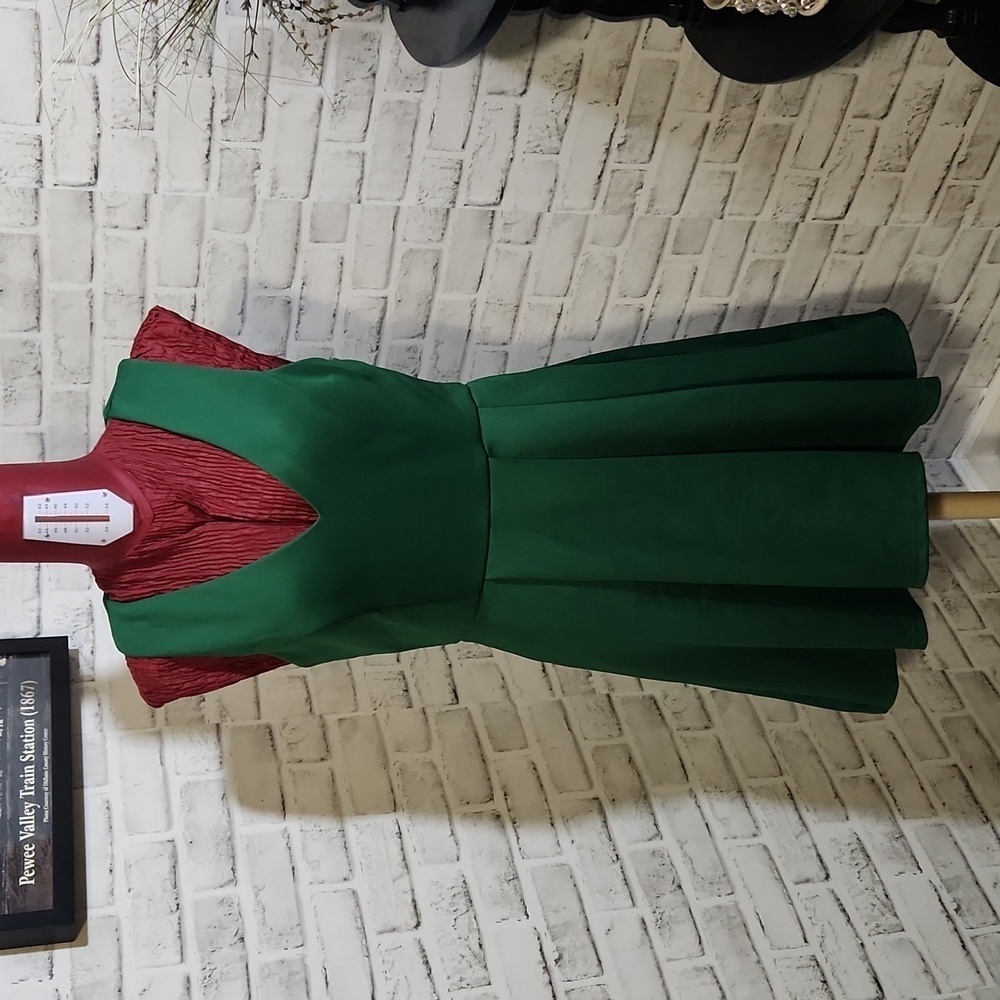 Windsor SZ XL Emerald Green Dress - Picture 1 of 6